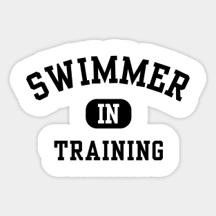 Swimmer in Training Sticker